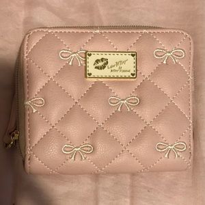 Luv Betsy by Betsy Johnson pink bows wallet